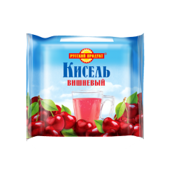 Кисель брик "Вишневый" 220г/30уп в кор (ДЗОК,пленка) "Русский продукт"