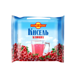 Кисель брик "Клюквенный" 220г/30уп в кор (ДЗОК,пленка) "Русский продукт"