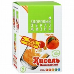 Кисель момент Здоровый образ жизни персиковый (9х25г) 225г/9уп в кор "Русский продукт"
