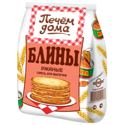 Смесь для выпечки Печем дома "Блины ржаные" 300г/18уп в кор "Русский продукт"