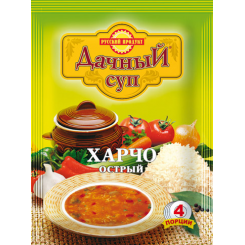Суп Дачный "Харчо острый"  55г/100 уп (4 ш/б в терм пленке) "Русский продукт"
