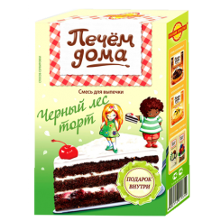 Торт Печем дома "Черный лес" 400г/16уп в кор "Русский продукт"