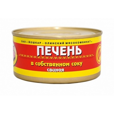 25413 Печень свиная в с/с  325гр/36шт Й-Ола