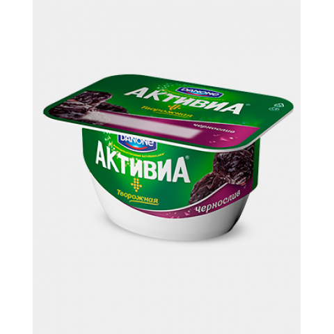 Активиа творожная 130 чернослив*8