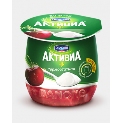 Йогурт Активиа 170г двухслойный Вишня