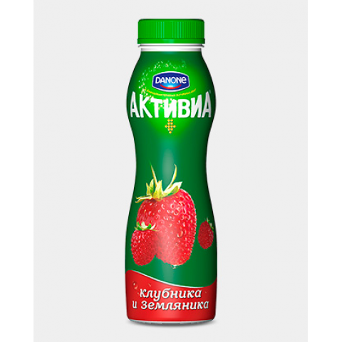 Йогурт Активиа пит 290 клубника-земляника