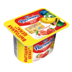Йогурт Растишка 110 Клубника*12