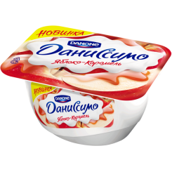 Мягкий творог Даниссимо 130 Яблоко Карамель*8