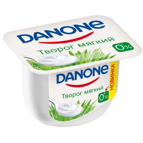 Творог мягкий нат. 0% Данон 170*8