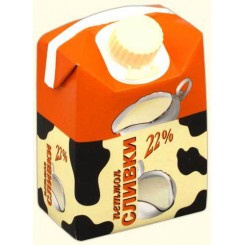 Сливки ПЕТМОЛ 22% 200гр